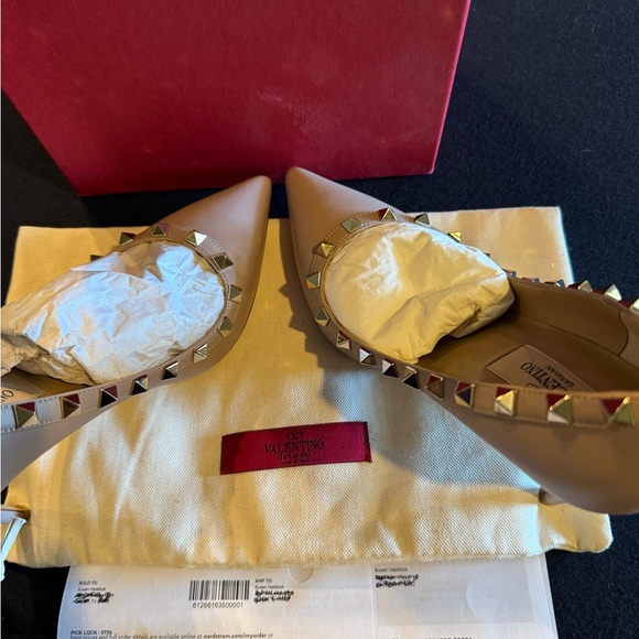 Valentino Rockstud Nude Heels Women’s Sz 36 US6 - Picture 13 of 15